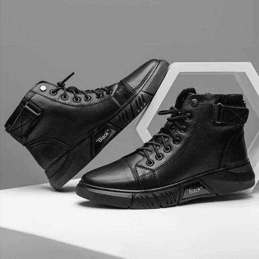 Leren Schoenen - Heren - Zwart Leer - Allround Leren