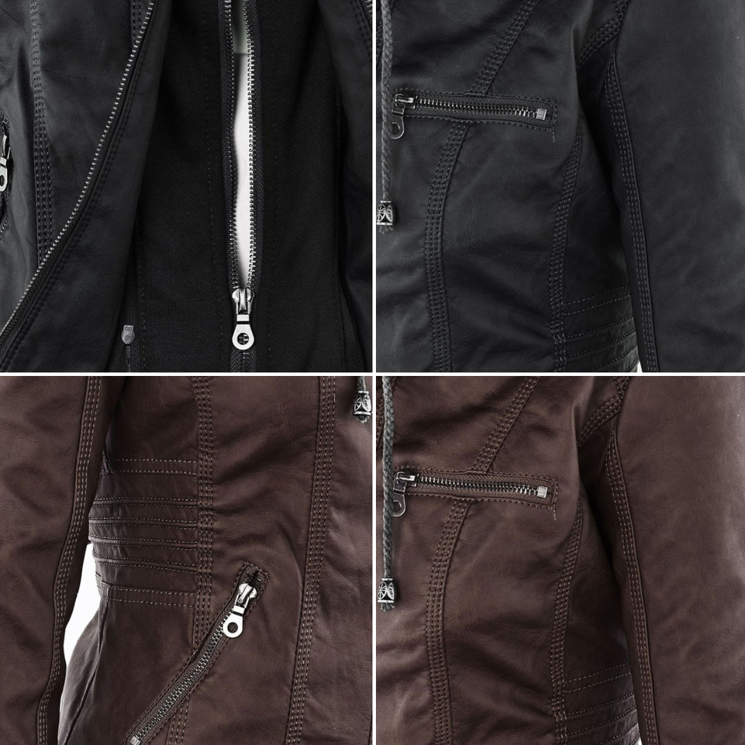 Leren Jas - Dames - Capuchon - Capuchon Leren Jas - Capuchon