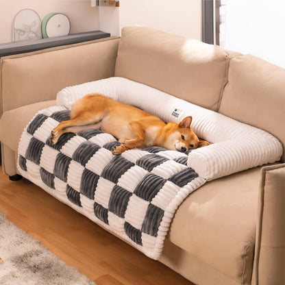 PAWGUARD - Comfortabele en stijlvolle geruite hoes ter bescherming van je bank