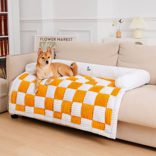 PAWGUARD - Comfortabele en stijlvolle geruite hoes ter bescherming van je bank