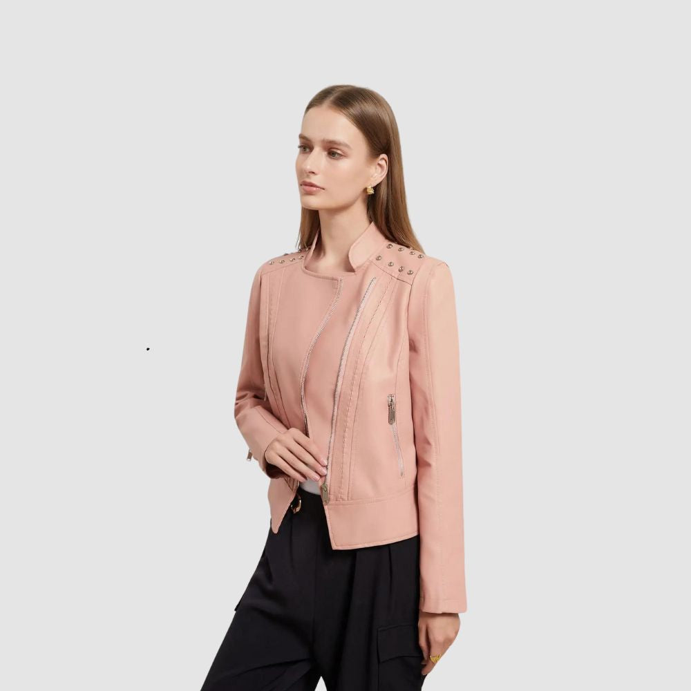 Lederen Jas - Vrouwen - Zacht Leer - Leren Jas Dames - Stijl