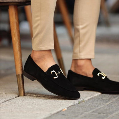 Heren Loafers Met Decoratieve Metalen Gesp Voor Dagelijks Gebruik – NICCOLO COMFORT