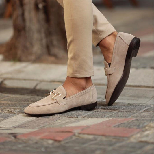 Heren Loafers Met Decoratieve Metalen Gesp Voor Dagelijks Gebruik – NICCOLO COMFORT