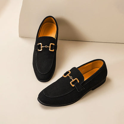 Heren Loafers Met Decoratieve Metalen Gesp Voor Dagelijks Gebruik – NICCOLO COMFORT