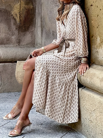 Elegante damesjurk met vloeiende pasvorm – Dayanna Luxe