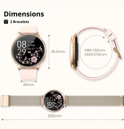 Stijlvolle en multifunctionele smartwatch voor een actieve levensstijl – VivaSync