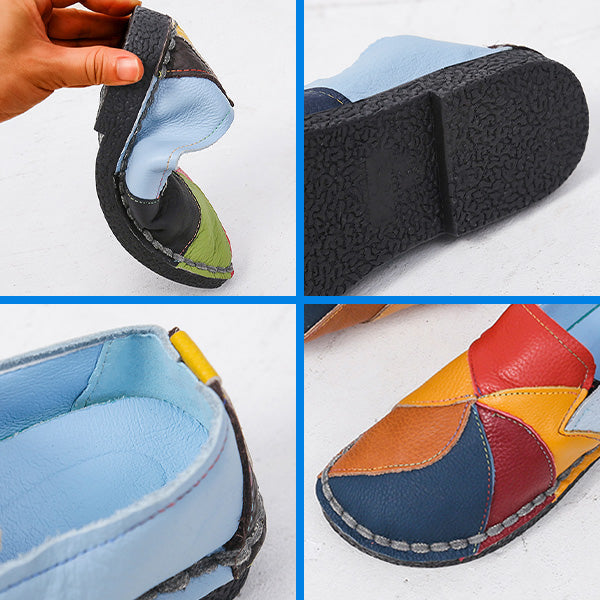 Vrouwen - Kleurrijke Patchwork Loafers - Lichtgewicht Comfort - Dagelijkse Schoenen - MOSAIC LOAFER