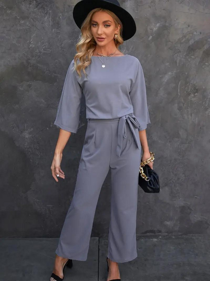 Elegante damesjumpsuit met flatterende taille en chique snit – CELISTA ELEGANCE