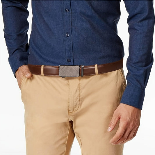 Heren - Automatische Leren Riem - Duurzaam Materiaal - Casual en Formeel - STIJL EN COMFORT