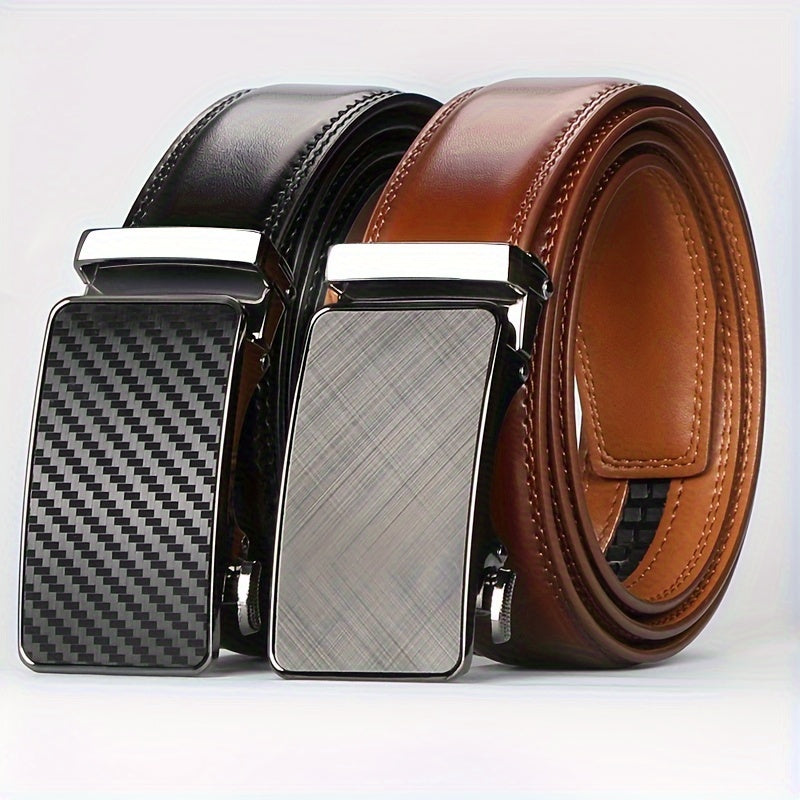 Heren - Automatische Leren Riem - Duurzaam Materiaal - Casual en Formeel - STIJL EN COMFORT