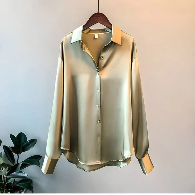 Blouse - Dames - Zijde - Zijden Blouse - Luxe Zijde