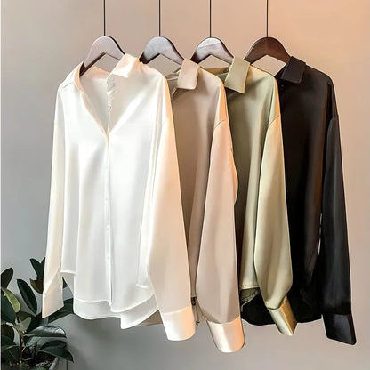 Blouse - Dames - Zijde - Zijden Blouse - Luxe Zijde