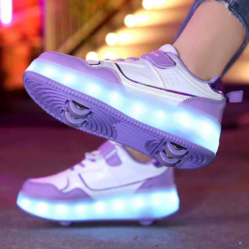 Rolsneakers - Vrouwen - LED Lampjes - LED Sneakers - GlowStep