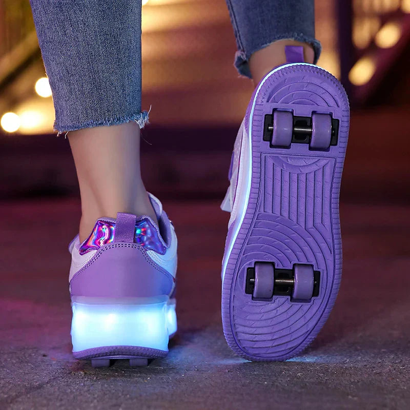 Rolsneakers - Vrouwen - LED Lampjes - LED Sneakers - GlowStep