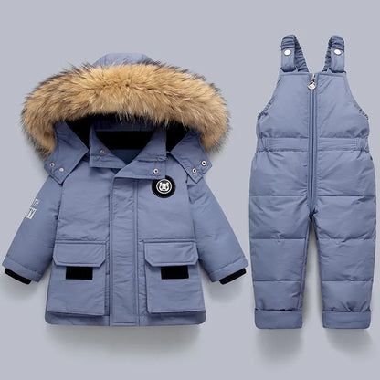 Kinder Set - Kinderen - Capuchon Nepbont - Ski - IjsKlaar