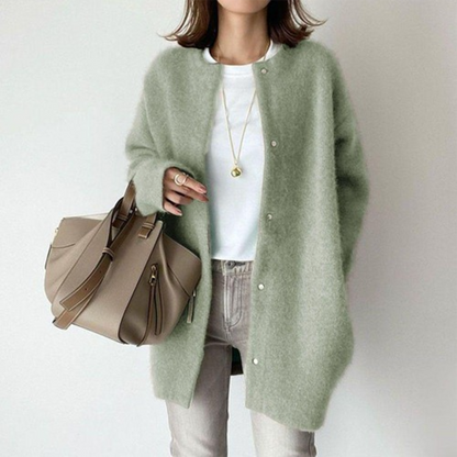 Oversized Brei Jas - Dames - Zachte Stof - Brei Jas - LIV