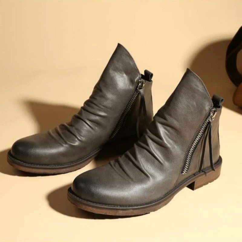 Laarzen - Men - Leren - Elegante Laarzen Heren - Nova
