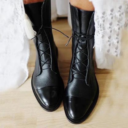 Leren Laarzen - Vrouwen - Leer - Dames Laarzen - Elora