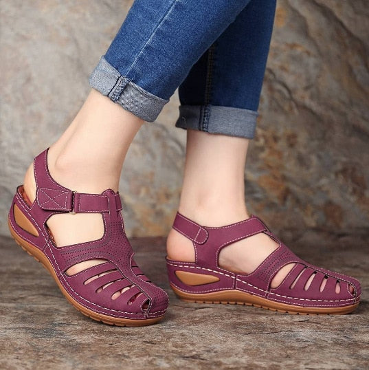 Dames - Orthopedische Sandalen - Leren Materiaal - Comfortabele Voetsteun - JOYCE DESIGN