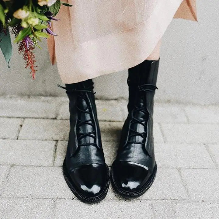 Leren Laarzen - Vrouwen - Leer - Dames Laarzen - Elora