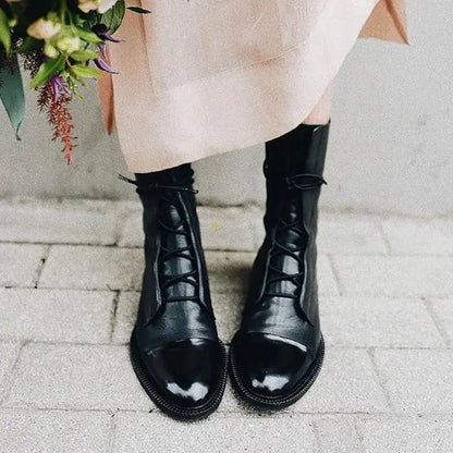 Leren Laarzen - Vrouwen - Leer - Dames Laarzen - Elora