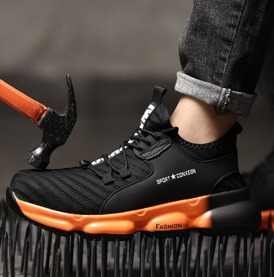 Stevige veiligheidsschoenen voor buitenwerk met antislip en stalen neus – DURATRAX OUTDOOR