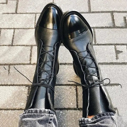 Leren Laarzen - Vrouwen - Leer - Dames Laarzen - Elora