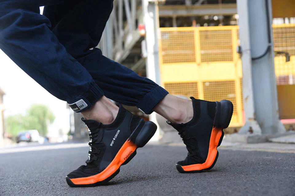 Stevige veiligheidsschoenen voor buitenwerk met antislip en stalen neus – DURATRAX OUTDOOR