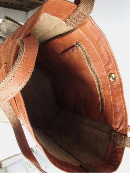 Leren Tas - Vrouwen - Echt Leer - Dames Handtas - Luxe Tas