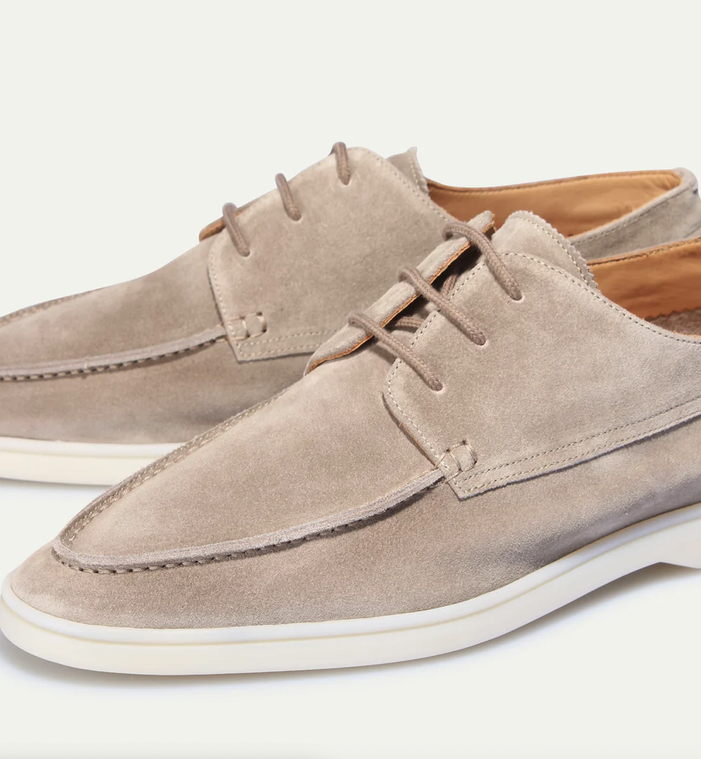 Heren - Suède Veterschoenen - Zachte Binnenzool - Lichtgewicht Comfort - CLASSIC WALKER