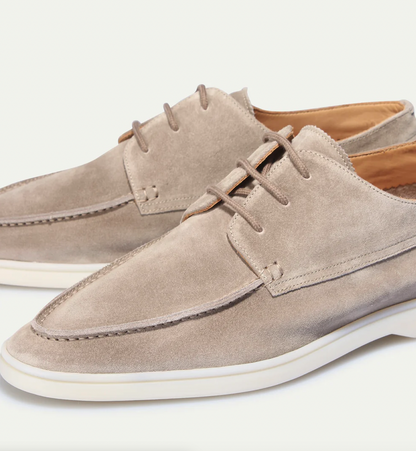 Heren - Suède Veterschoenen - Zachte Binnenzool - Lichtgewicht Comfort - CLASSIC WALKER