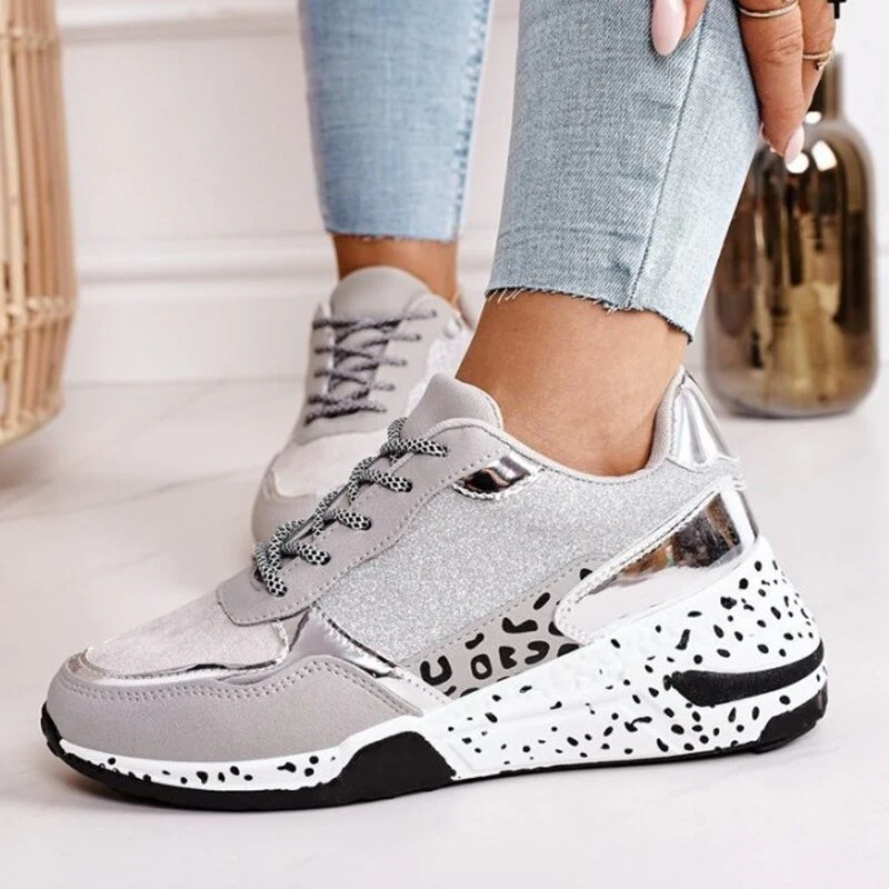 Dames Sneakers - Vrouwen - Print Voetbed - Orthopedisch - LUX