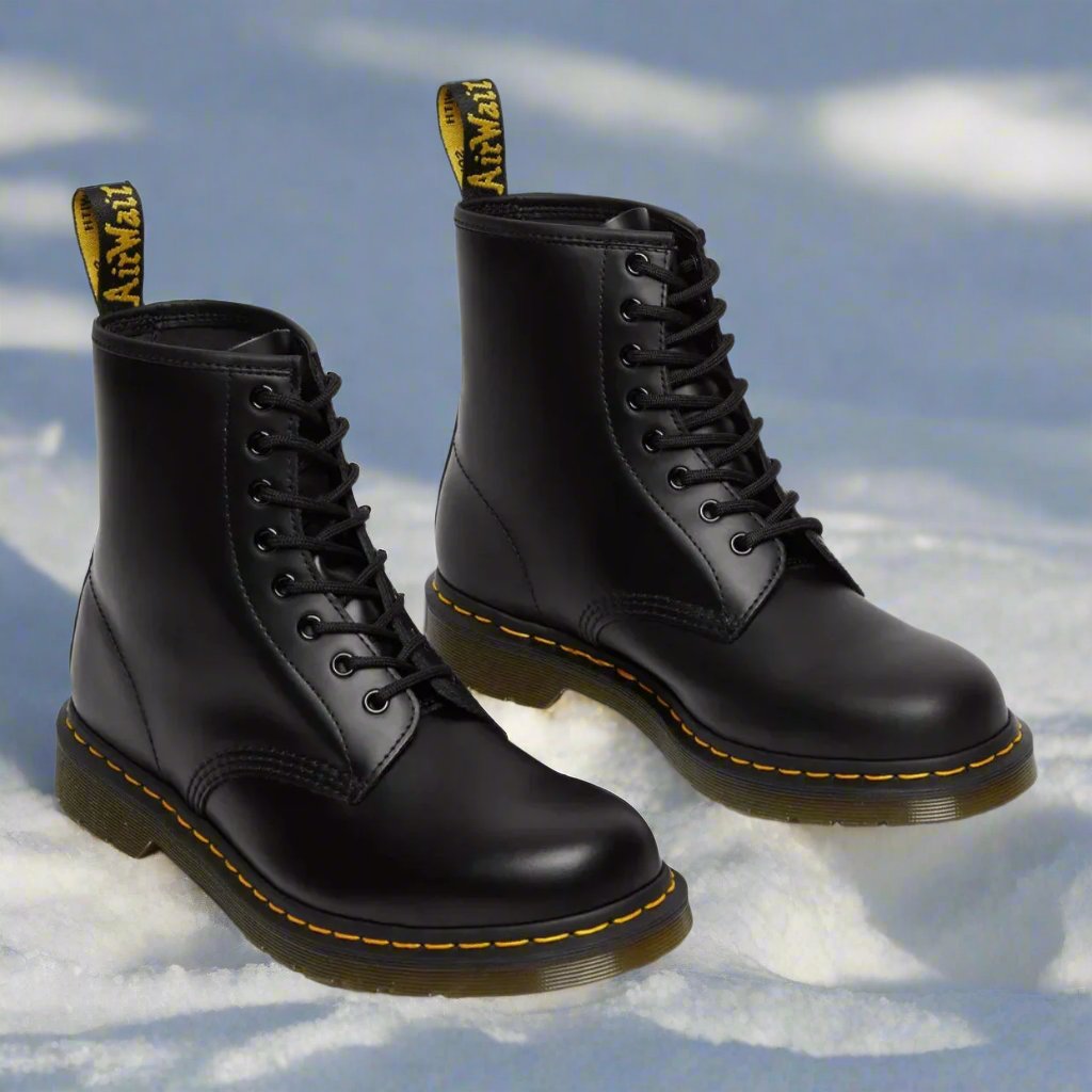 Leren veterlaarzen - Unisex - Klassiek - Laarzen - Nova