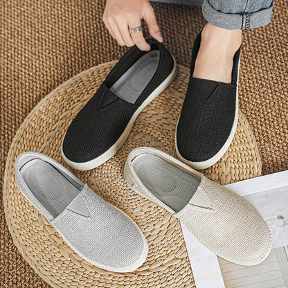 Heren - Casual Loafers - Ademend Linnen - Zomer Comfort - GEVOCHT EDGE