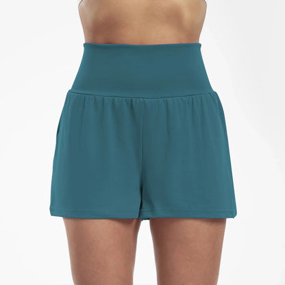 Lara | Hoge Taille Sport Yoga Shorts voor Vrouwen met Zak 3