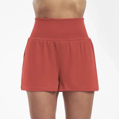 Lara | Hoge Taille Sport Yoga Shorts voor Vrouwen met Zak 6