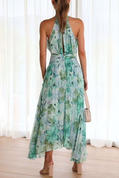 Lara | Maxi Jurk met Plissé en Bloemenprint voor Dames 5