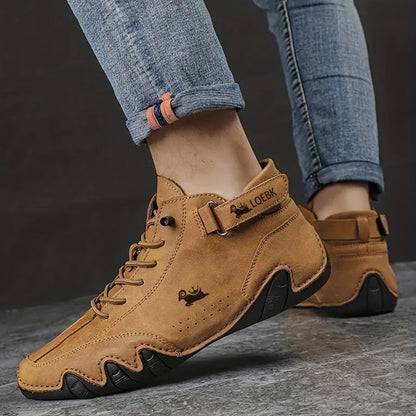 Wandelschoenen - Heren - Leren Orthopedisch - Comfort Walk