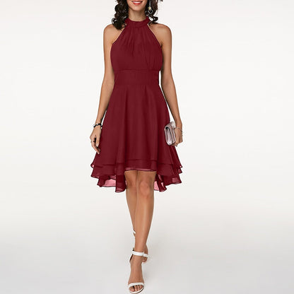 Lina | Halter Midi Jurk met Flatterend Silhouet voor Dames, Perfect voor Bruiloften en Feestjes 6
