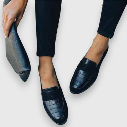 Heren - Elegante Loafers - Hoogwaardig Leer - Luxe Schoeisel - KROKODILLENPATROON