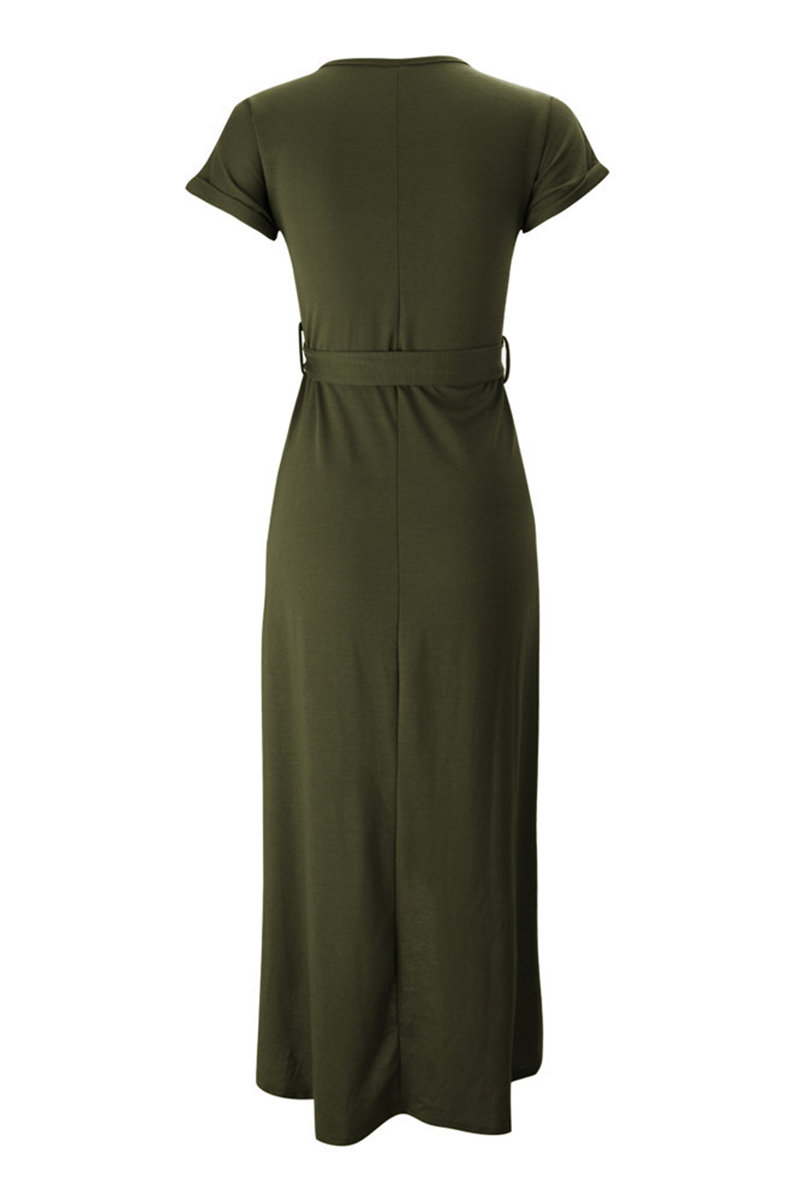 Lotte | Dames Splitjurk Met Ceintuur En Casual Mouwen 5