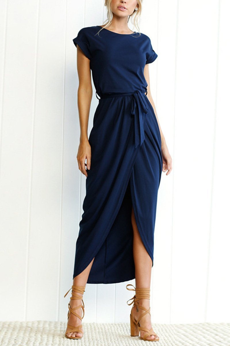 Lotte | Dames Splitjurk Met Ceintuur En Casual Mouwen 6