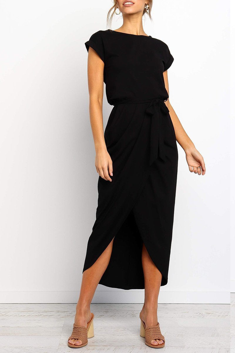Lotte | Dames Splitjurk Met Ceintuur En Casual Mouwen 8