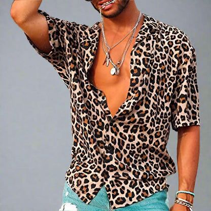 Luca | Heren Poloshirt met Luipaardprint voor de Zomer 1