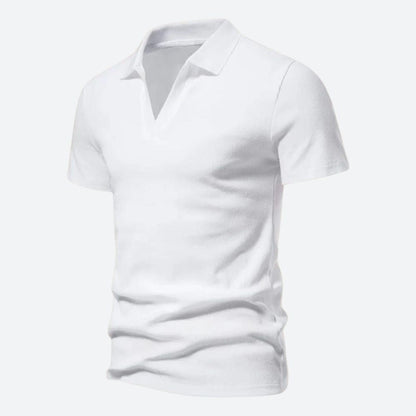 Luca | Slank Poloshirt Heren met V-hals en Comfortabele Pasvorm 4