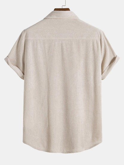 Heren - Korte Mouwen Set - Lichte Stoffen - Casual Outfit - ELEGANTE COMBINATIE