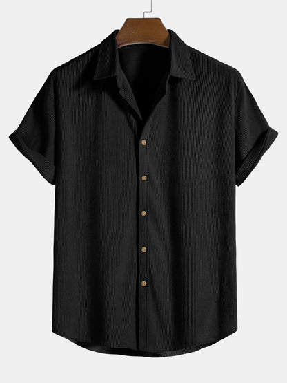 Heren - Korte Mouwen Set - Lichte Stoffen - Casual Outfit - ELEGANTE COMBINATIE