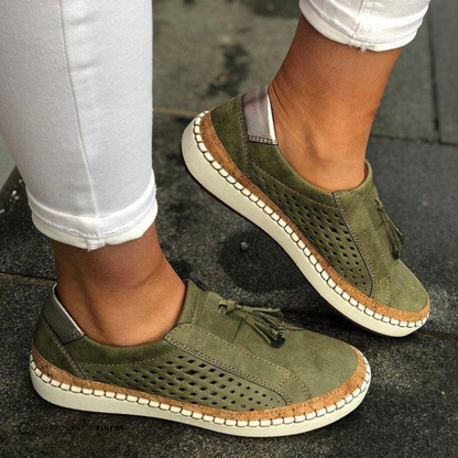 Dames - Orthopedische Slip-Ons - Gewatteerde en Ondersteunende Schoenen - Comfortabele Zomerfootwear - ZOMERSEVENS