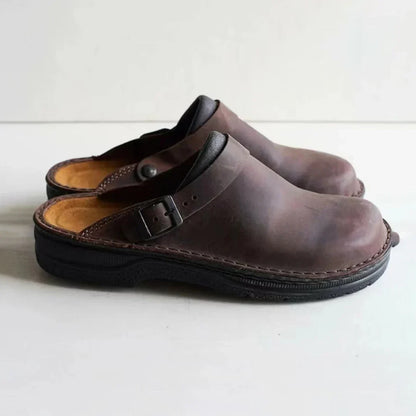 Pantoffels - Heren - Imitatieleer - Warme Huisschoen - Arno