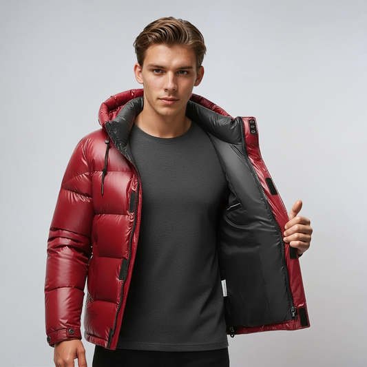 Winterjas - Heren - Gevoerd Capuchon - Warme Jassen - Stijl